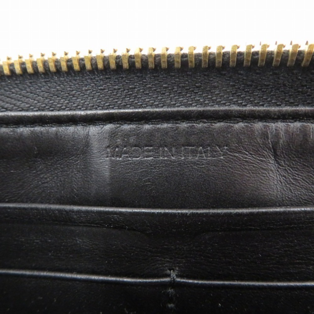 Prada Python Leather Round Wallet Zipper Long Bro… - image 6